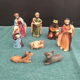 Maxbell 8x Nativity Figurines Set Birth of Jesus Christmas Ornament