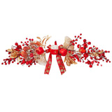 Maxbell Handcraft Chinese New Year Wreath Hanging Garland for Bedroom Home Decor Style B