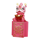 Maxbell Piggy Bank Sculpture Animal Statue Saving Box for Office Decoration Ornament Pink