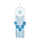 Maxbell Boho Macrame Wall Hanging Pendant Braided Tassel for Home Bedroom Party Blue