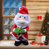 Maxbell Electric Christmas Musical Doll for Restaurant Birthday Present Ornament Santa