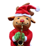 Maxbell Electric Christmas Musical Doll for Restaurant Birthday Present Ornament Elk