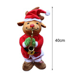Maxbell Electric Christmas Musical Doll for Restaurant Birthday Present Ornament Elk