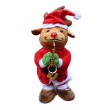 Maxbell Electric Christmas Musical Doll for Restaurant Birthday Present Ornament Elk