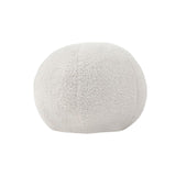 Maxbell Round Pillow Cushion Seating Cushion Plush Toy for Valentines Decoration White