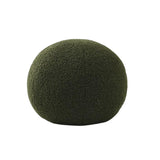 Maxbell Round Pillow Cushion Seating Cushion Plush Toy for Valentines Decoration Green