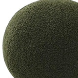 Maxbell Round Pillow Cushion Seating Cushion Plush Toy for Valentines Decoration Green