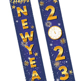 Maxbell 1 Pair New Year Porch Sign Banners Couplet Decor for Festival Doorway Garden Style B