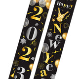 Maxbell 1 Pair New Year Porch Sign Banners Couplet Decor for Festival Doorway Garden Style D