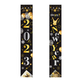 Maxbell 1 Pair New Year Porch Sign Banners Couplet Decor for Festival Doorway Garden Style D