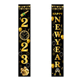 Maxbell 1 Pair New Year Porch Sign Banners Couplet Decor for Festival Doorway Garden Style E