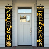Maxbell 1 Pair New Year Porch Sign Banners Couplet Decor for Festival Doorway Garden Style E