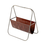 Maxbell Magazine Rack Floor Stand Ornament Handmade Newspapers Storage Holder Basket