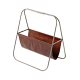 Maxbell Magazine Rack Floor Stand Ornament Handmade Newspapers Storage Holder Basket