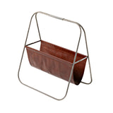 Maxbell Magazine Rack Floor Stand Ornament Handmade Newspapers Storage Holder Basket