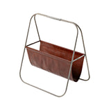 Maxbell Magazine Rack Floor Stand Ornament Handmade Newspapers Storage Holder Basket