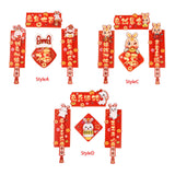 Maxbell Chinese New Year Couplets Traditional Spring Festival Porch Sign for StyleA
