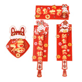 Maxbell Chinese New Year Couplets Traditional Spring Festival Porch Sign for StyleA