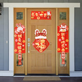 Maxbell Chinese New Year Couplets Traditional Spring Festival Porch Sign for StyleA