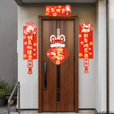 Maxbell Chinese New Year Couplets Traditional Spring Festival Porch Sign for StyleA