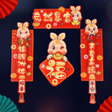 Maxbell Chinese New Year Couplets Traditional Spring Festival Porch Sign for StyleC