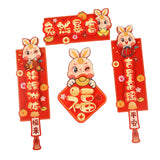 Maxbell Chinese New Year Couplets Traditional Spring Festival Porch Sign for StyleC
