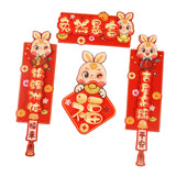 Maxbell Chinese New Year Couplets Traditional Spring Festival Porch Sign for StyleC
