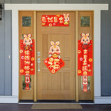 Maxbell Chinese New Year Couplets Traditional Spring Festival Porch Sign for StyleC
