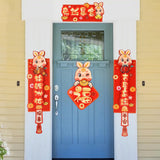 Maxbell Chinese New Year Couplets Traditional Spring Festival Porch Sign for StyleC