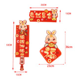 Maxbell Chinese New Year Couplets Traditional Spring Festival Porch Sign for StyleC