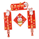 Maxbell Chinese New Year Couplets Traditional Spring Festival Porch Sign for StyleD
