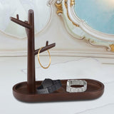 Maxbell Necklace Storage Holder Necklace Bracelet Jewelry Stand for Dresser Brown