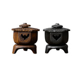 Maxbell Antique Incense Burner Centerpiece Gift Censer for Patio Desktop Garden Brown