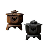 Maxbell Antique Incense Burner Centerpiece Gift Censer for Patio Desktop Garden Brown