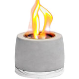 Maxbell Indoor Fire Pit Party Office Fire Concrete Bowl Pot Tabletop Fireplace