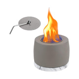 Maxbell Indoor Fire Pit Party Office Fire Concrete Bowl Pot Tabletop Fireplace