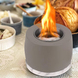 Maxbell Indoor Fire Pit Party Office Fire Concrete Bowl Pot Tabletop Fireplace