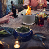 Maxbell Indoor Fire Pit Party Office Fire Concrete Bowl Pot Tabletop Fireplace