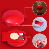 Maxbell Lighted Chinese New Year Hanging Decorations Tassel for Door Home Decoration Black Fu