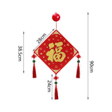 Maxbell Lighted Chinese New Year Hanging Decorations Tassel for Door Home Decoration Aureate Fu