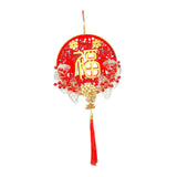 Maxbell Traditional Chinese New Year Decoration with Tassel Adornment Charm Souvenir FU