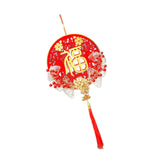 Maxbell Traditional Chinese New Year Decoration with Tassel Adornment Charm Souvenir FU