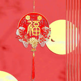 Maxbell Traditional Chinese New Year Decoration with Tassel Adornment Charm Souvenir FU