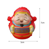 Maxbell 6Pcs Traditional Lucky Figurine Statue Sculpture Ornament for Home Office