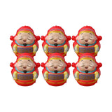 Maxbell 6Pcs Traditional Lucky Figurine Statue Sculpture Ornament for Home Office
