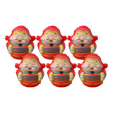 Maxbell 6Pcs Traditional Lucky Figurine Statue Sculpture Ornament for Home Office