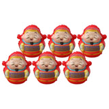 Maxbell 6Pcs Traditional Lucky Figurine Statue Sculpture Ornament for Home Office