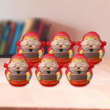 Maxbell 6Pcs Traditional Lucky Figurine Statue Sculpture Ornament for Home Office