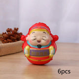 Maxbell 6Pcs Traditional Lucky Figurine Statue Sculpture Ornament for Home Office