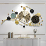 Maxbell Large Wall Clock Circular Decorative Wall Clocks for Hotel Home Wall Decor